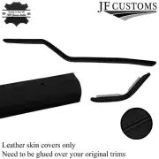 BLACK STITCH DASH PADS LEATHER COVERS FOR TRIUMPH SPITFIRE MK4 GT6 CUSTOM NEW
