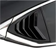 ABS Glossy Black Side cWindow Vent Scoop Louver Panel Cover Trim Compatible For Lexus ES250 300h ES350 2019 2020 2021 2022