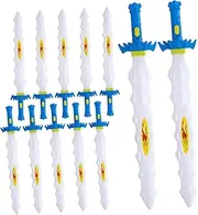 Abaodam 12Pcs Glowing Sword Lightweight Shining Swords for Party Games Safe Material for Home Hotel Play Fun Interactive