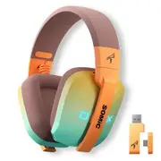 Wireless Headset 2.4G Low Latency Headset for PC PS4 PS5 Laptop Bluetooth Headphones with Built-in Mic (Xbox Only Work in Wired Mode)