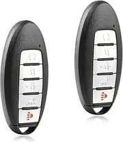 Key Fob fits 2017-2018 Nissan Rogue Keyless Entry Smart Remote (KR5S180144106) 2-Pack