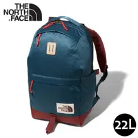 在飛比找松果購物優惠-The North Face 22L 13吋電腦背包《藍/紅