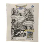 Dragon Quest IX Print Ad Magazine Poster Nintendo DS
