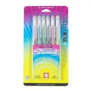 37903 Sakura Gelly Roll Stardust Gel Pen, Stardust Galaxy Set, 4 Packs of 6 Ea