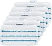 Gudotra Pack of 6 Replacement Cloths for Black and Decker Steam Mop FSM1600 FSMH1621 FSM1630 FSMP20 FSMH13E5 FSM1616 FSM1605 FSM1321 Microfibre Cloth
