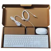 UK layout white wired keyboard and mouse set TPC-C003K TPC-C002M for HP