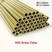 1PC L/100/200/500mm H65 Brass Round Tube Pipe Capillary Hollow seamless Sleeve