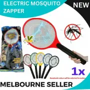 1x Bug Zapper Electric Tennis Racket Mosquito Fly Swatter Insect Killer Handheld