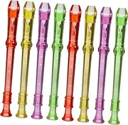 KOMBIUDA 6-Hole Mini Recorder Flute Boys and Girls Clarinet Musical Instrument Set Small Flute for Beginners Educational Toy