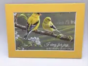 New Handmade 5x7 (Matted ) Scripture Inspirational Quote Songbirds Free Ship 218