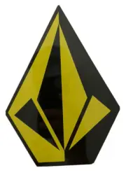 VOLCOM STICKER TEAM STICKER 8 Inch XL Surf Skateboard Team Sticker Volcom Stone