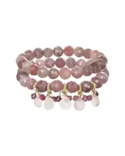Rachel Reinhardt Quartz Cluster Stretch Bracelet