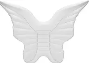 White Angel Wings Floating Row for Adults Inflatable Pool Float 250 * 240CM Pool Float Raft Lounge Includes Electric Pump LWX