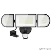 iMaihom 100W Motion Sensor LED Security Light with Plug