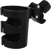 KAILIKETIY Stroller Cup Holder for Elderly Handlebar Drink Holder for Bikes Walkers Strollers Easy Installation Multi Angle Rotation Convenient Drink Access