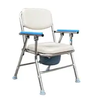 在飛比找樂天市場購物網優惠-耀宏不銹鋼收合式便器椅(可收合)YH121-2便盆椅-沐浴椅