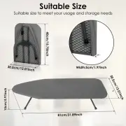 Tabletop Ironing Board Foldable Small Ironing Board with Hook Portable tegaw