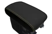 Console Lid Pull Over Cover Leather for Subaru Tribeca 2006-2014 Yellow Stitch