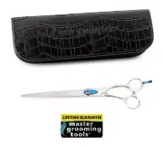 MASTER Grooming PREMIUM Pro 8 1/2" Diamond Series STRAIGHT Shear Scissors w/Case