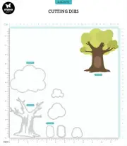 Studio Light Sweet Stories Cutting Die-Nr. 732, Forest Tree