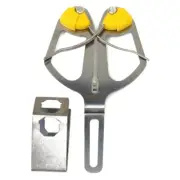 Mundial Master Butcher Rapid Knife Pull-Through Sharpening Honing Steel w/ Stand