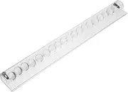 GRADENEVE Transparent Ticket Holder Rail for Kitchen Restaurant No Punch Menu Clip Paper Clamp Organizer for Receipts Takeaway Orders Fast