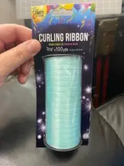 Party By Forum Aquamarine Curling Ribbon 3/16" X 100yds Party Decoration New!