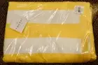 SFERRA CABANA Large Beach Towel , NWT , 40"x70" YELLOW/WHITE Striped. NEW