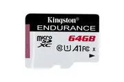 Kingston High Endurance microSDXC Memory Card - 64GB Class 10 - UHS-I - Read up