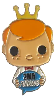 Funko Freddy Funklub Official Member Pin - New