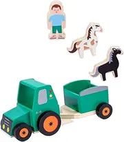 FELTECHELECTR 1 Set Tractor Model Educational Supply for Simulation Design Safe and Lightweight for Home Decor and Parent Playtime Activities