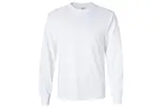Classic Mens Ultra Cotton Long Sleeve T-Shirt blank plain basic tee top