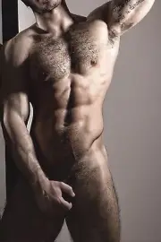 [D202] Handsome Man Cute Male Model Showing Off Body Physique Art Photography