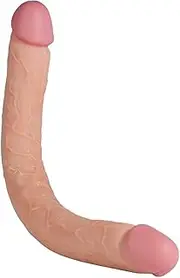 Amazing Adullt Funny Toy Massager Waterproof adullt Toy Big Double D-Dildo with her Double P-Enis Double Penetration Double Dong SexToys