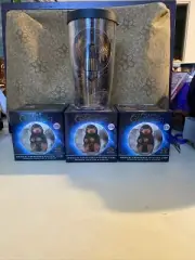 Lot Of Crimes Of Grindelwald Magical Mystery Cube (3) Sealed + Tervis 16oz