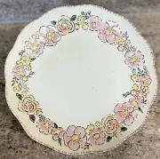 Spectrum Designz InHomeStylez Easter Floral Bunny Reactive Dinner Plates Set 4