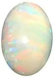 [JEMSPRIME] 9.25 carat Opal Stone Certified Natural Fire AA++ Quality Oval White Astrological Australian Opal Loose Gemstone, Free, Loose Gemstone, Opal, Free, Loose Gemstone, Opal
