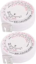 KALLORY Simple Multipurpose Body Bmi Tape Round Measuring Tape Waist Measurement Tool Heart Shape Design