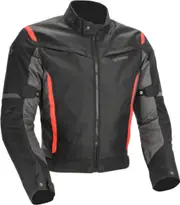 Acerbis X-MAT 2.0 Motorcycle Textile Jacket, black-red, Size M for Men Black Red
