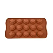 5PCS 15-cell Smiley Face Ice Tray Mold 3D Ice Box Chocolate Ice Tray Baking Mold