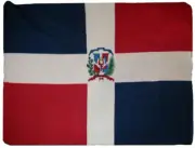 Dominican Republic Flag 50x60 Polar Fleece Blanket Throw Super Soft (New)