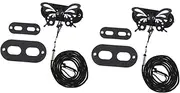 FOMIYES 2 Sets Adjustable Gecko Harness Leash Lizard Leash Kit Wear-Resistant for Safe Pet Walking
