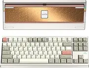 WOBKEY Crush80 Reboot CNC Aluminum 5-Second Quick-Release Triple-Mode Connectivity Mechanical Keyboard with Superior Acoustics (Pro Warm Silver)