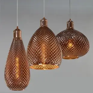18PARK-亞格拉吊燈 [金屬+透明玻璃,A款] (10折)