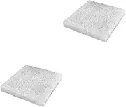 Cabilock 2pcs Long-Lasting Breathable Chair Seats Pad Fiber Material for Office Home Stool