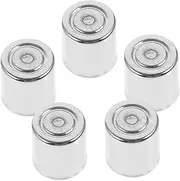 ETHZZLE Microwave Oven Cap 5pcs Iron Caps Heat Conductive Cover Replacement Part Universal Fit Stylish Light Grey Easy Installation