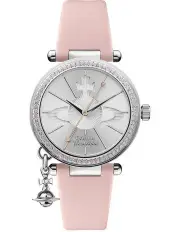 [Vivienne Westwood] Orb Pastelle Stainless Steel Watch in Silver