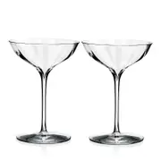 Waterford Elegance Optic Belle Coupe, Set of 2