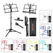 5Core Pro Sheet Music Stand with Portable Carrying Bag And Sheet Clip Holder