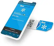 QR Code Sticker for Contents of Food Storage Containers, Tupperware, Fridges, Save and Retrieve Contents and Expiration Date via Smartphone App, via QR Code, Smart Home (XS, 16 Stickers)